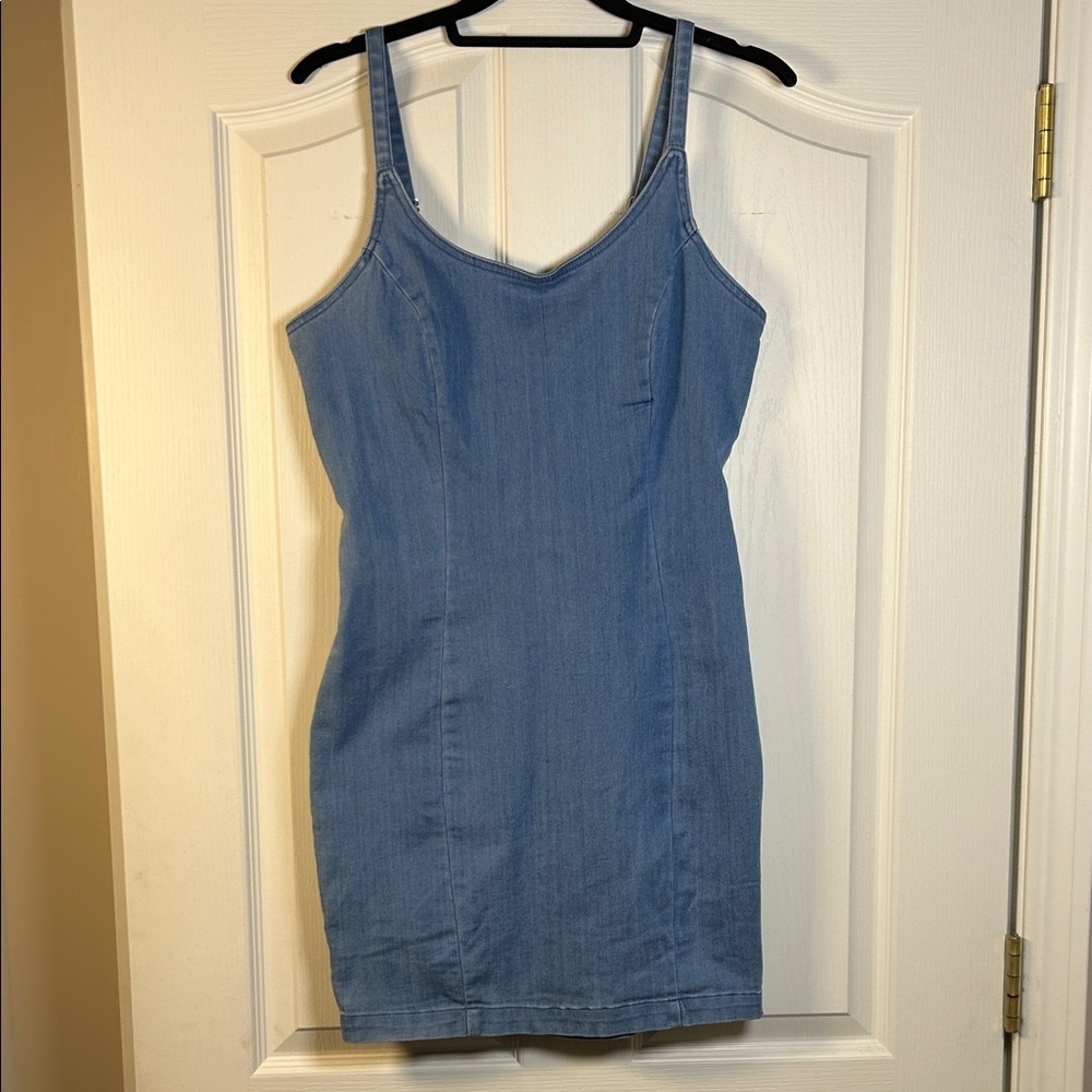 Iris Light Blue Denim Dress size L